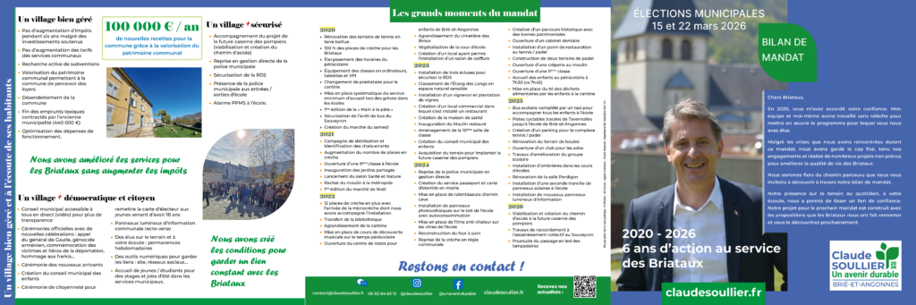 Claude Soullier Un bilan exemplaire