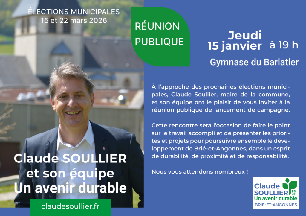 Invitation au lancement de campagne de Claude Soullier